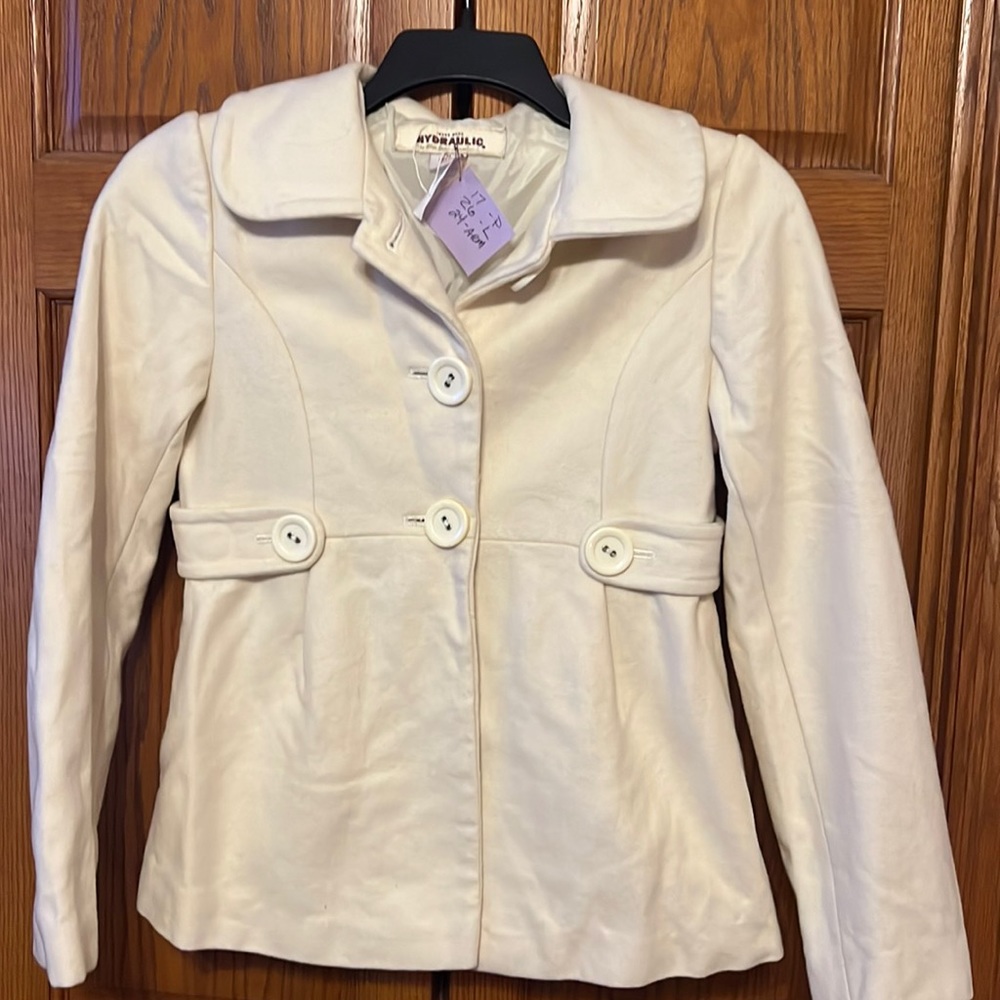 Hydraulic wool coat - vintage